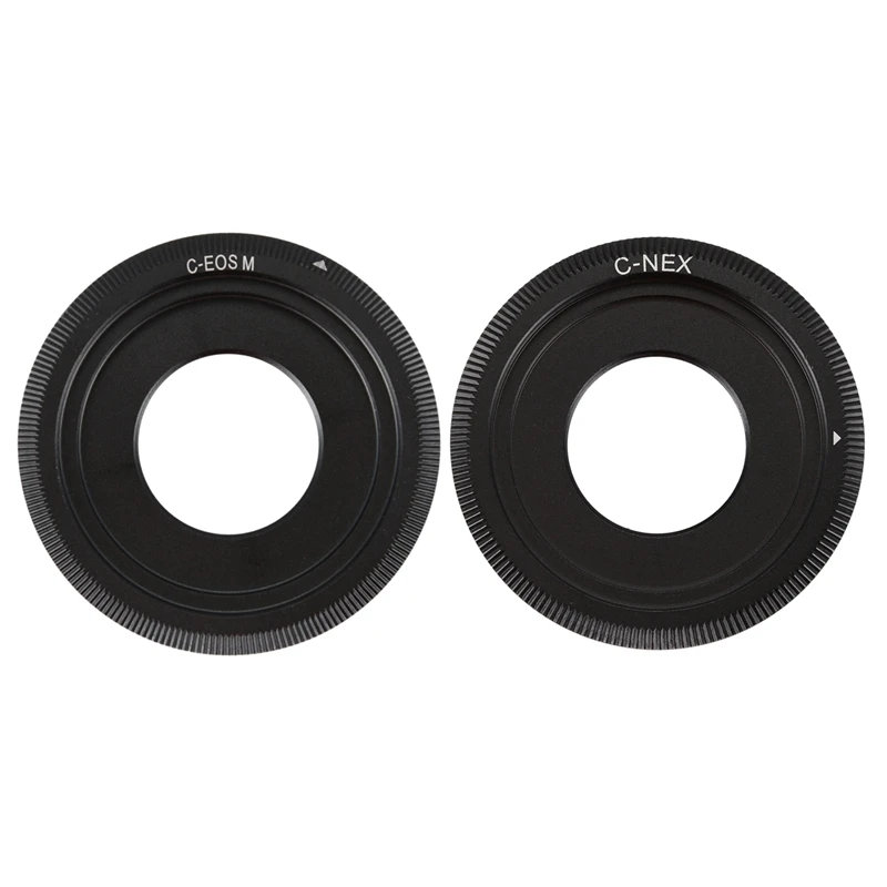 

Botique-Black C-Mount Cine Movie Lens For Canon EOS M M2 M3 Camera Lens Adapter Ring CCTV Lens C-EOS M With Black C Mount Lens F