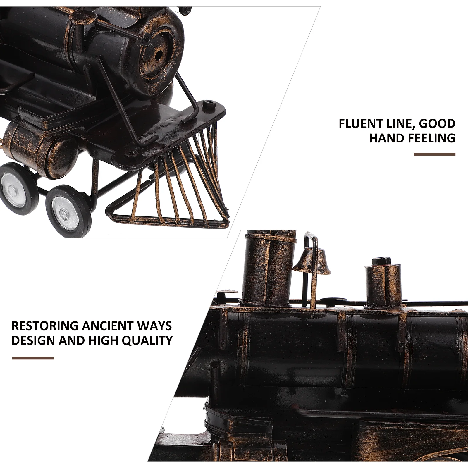Передняя модель локомотива украшение для рабочего стола фигурка скульптура