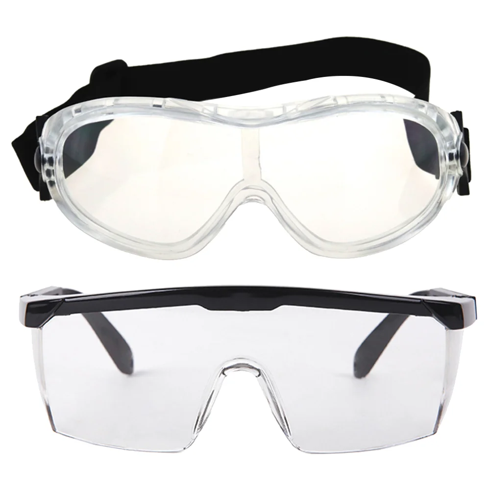 

2pcs Goggles Anti- Fog Safety Glasses Glasses Eyewear for Outdoor Travel