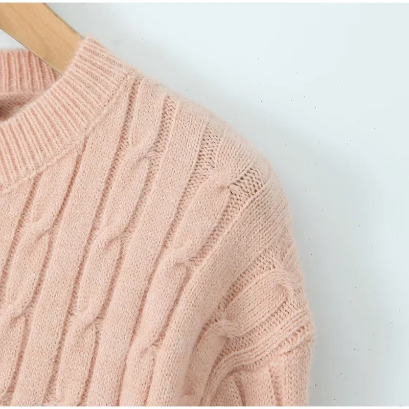 Suninheart Женский вязаный кашемировый свитер с вышивкой женский кардиган круглым