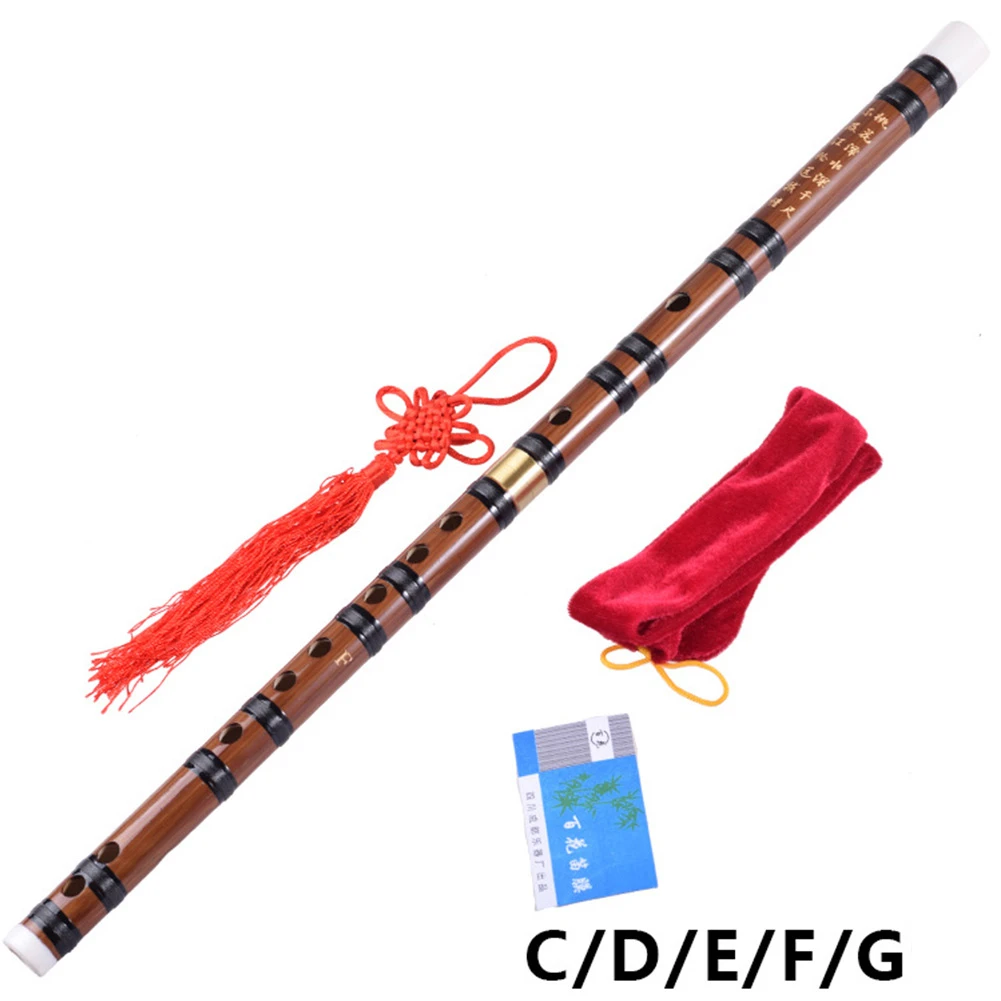 

Bamboo Flute Professional Chinese Dizi Woodwind Musical Instrument C D E F G Key Transversal Flauta For Beginner