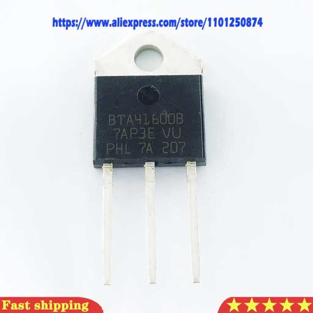 10 шт. BTA41-800B BTA41800B BTA41-700B BTA41700B BTA41-600B BTA41600B BTA41-1000B BTA411000B BTA41-1200B BTA411200B BTA41 TO-3P - купить по