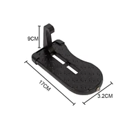 universal foldable auxiliary pedal roof foldable car vehicle folding step ladder metal foot pegs easy access car accessories