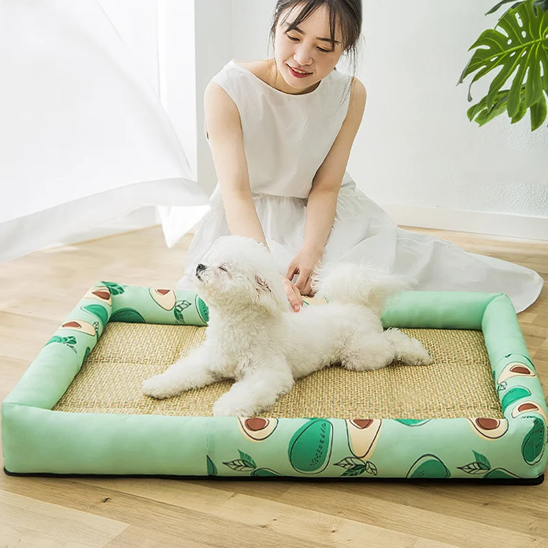 

Летняя крутая подстилка для собак, коврик для дома на весну и лето, охлаждающие подстилки для кошек, подстилки для собак, коврики для наполнителя, товары для домашних животных для кошек