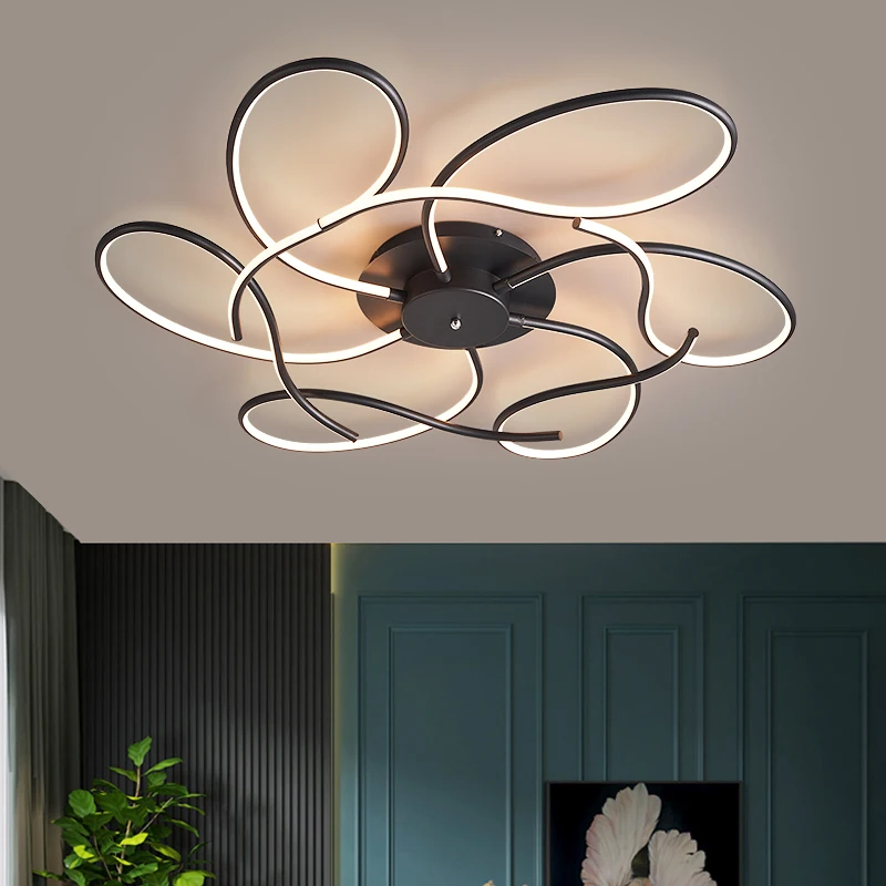 

NEO Gleam Modern led chandelier For Living Room Bedroom Study Room Indoor Ceiling Chandeliers Smart Home Alexa 110-220V