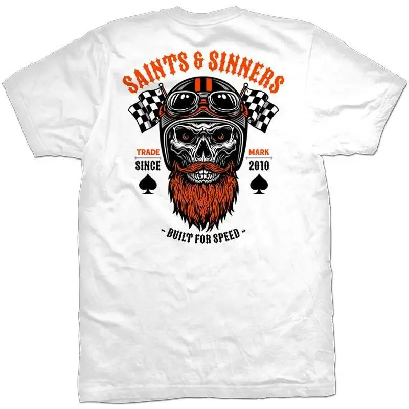 Фото НОВАЯ футболка Red Devil CRAZY DAVE WHITE ORANGE, размер SMALL 5XLARGE MPT 216 WHI ORNG №1