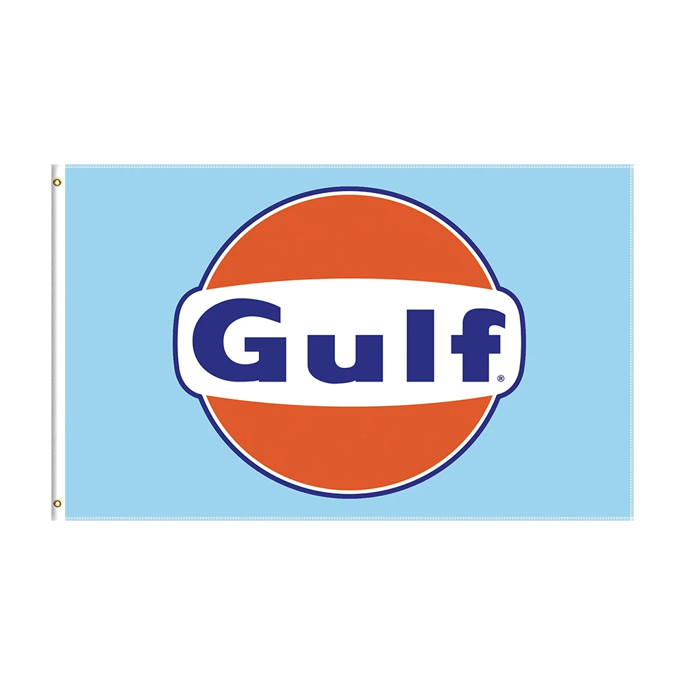 

90x150cm GULFS Flag Polyester Printed Racing Car For Decoration