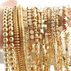 AAA + натуральный камень, позолоченные гематитовые бусины, сердце, круглый куб, разделитель, свободные бусины, бриллианты, подвески, браслеты 15 дюймов