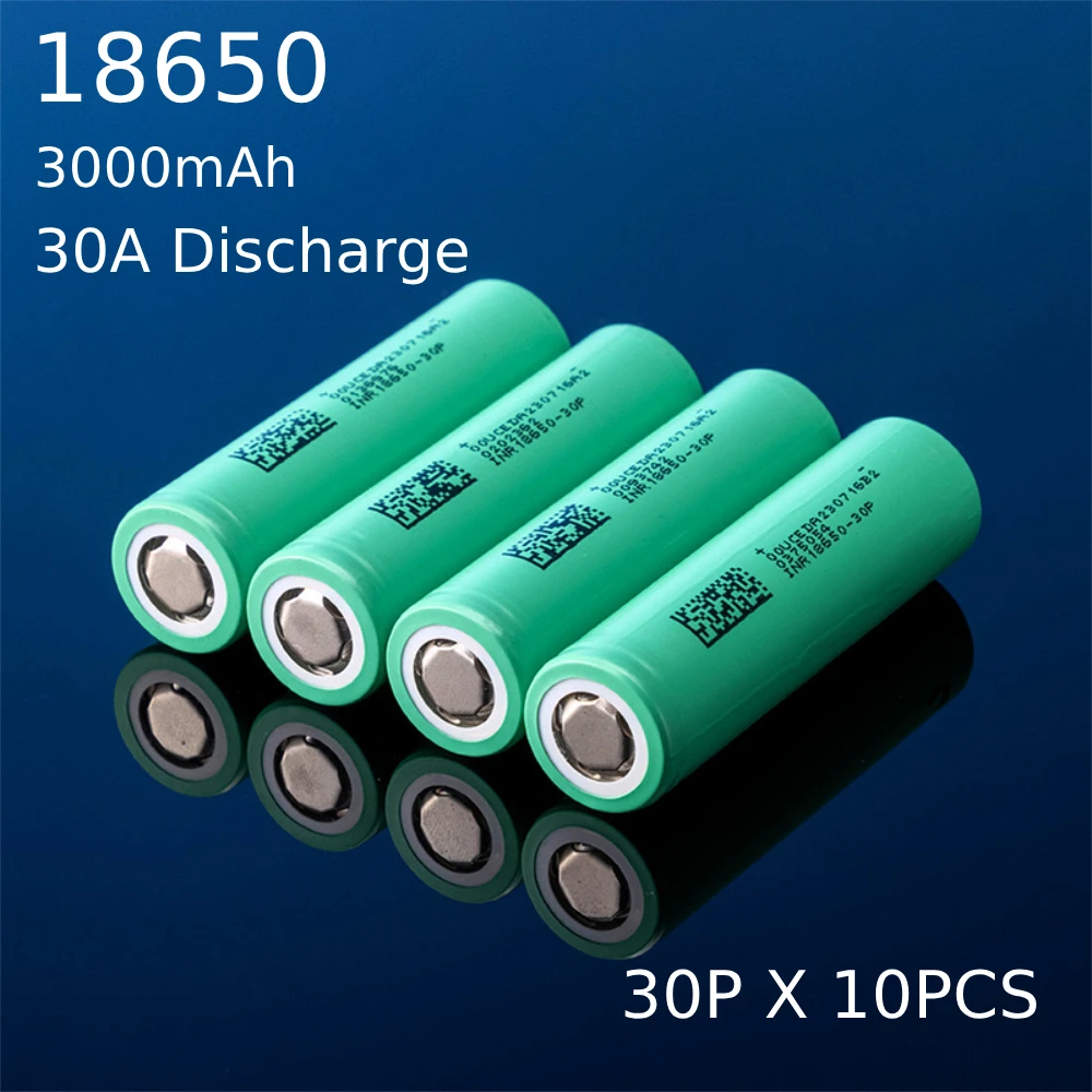 Оригинальная литиевая батарея 18650 3 7 В 3000 мАч INR18650 30P литий-ионная аккумуляторная