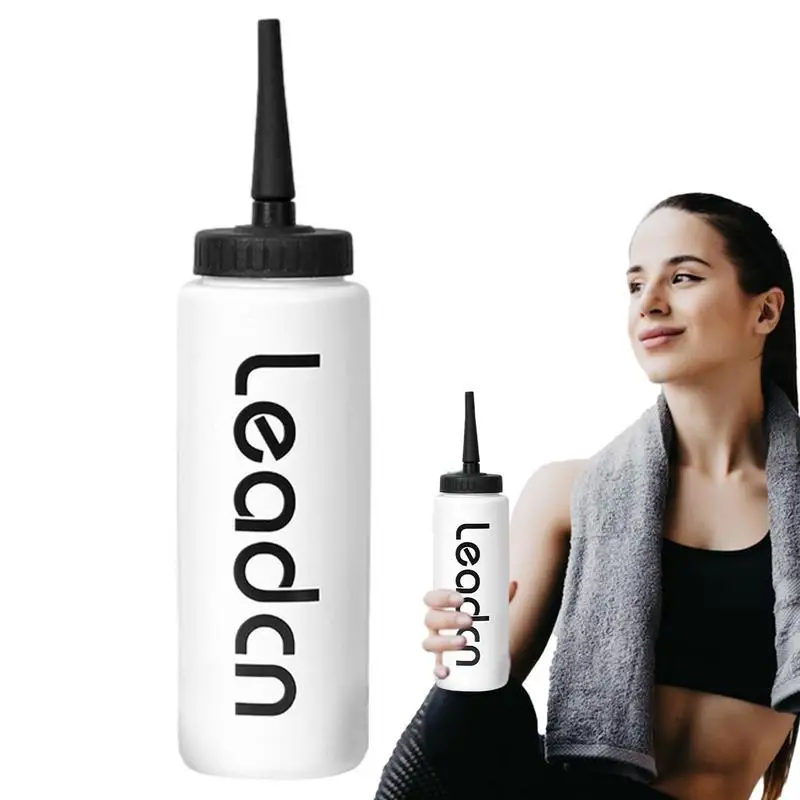 With Long Straw Ice Hockey Football Cycling Bottles Fashion 
