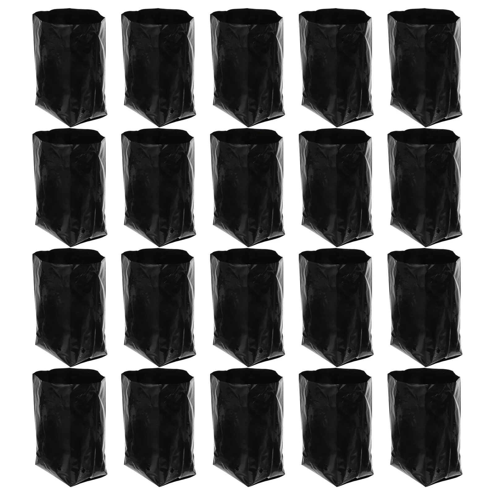 

100pcs Simple Nursery Bags Durable Flower Grow Pouches Practical Nutrition Bags