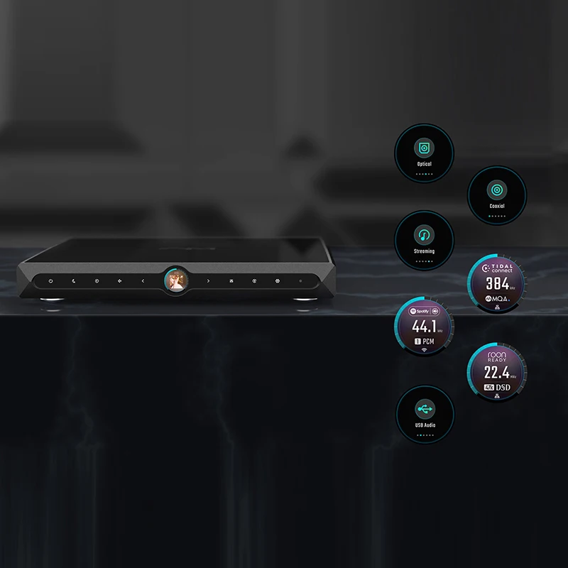 Фото Аудиоплеер MATRIX X-SABRE3 с ЦАП ES9038PRO, декодер Hi-Fi музыки 768 кГц/32 бит DSD512 с пультом ДУ №3
