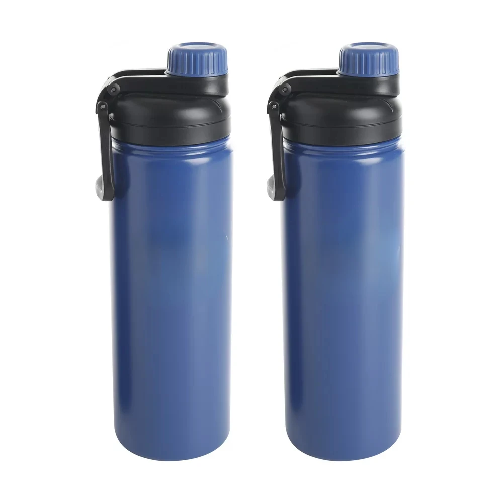 

oz Blue Solid Print Stainless Steel Water Bottle 2 Pack Air up Air up drinkfles Air up бутилка до води Foldable bot