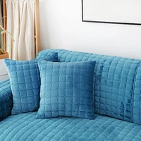 winter plush sofa cover for living room sofa towel european style warm couch cover slip resistant corner cushion covers