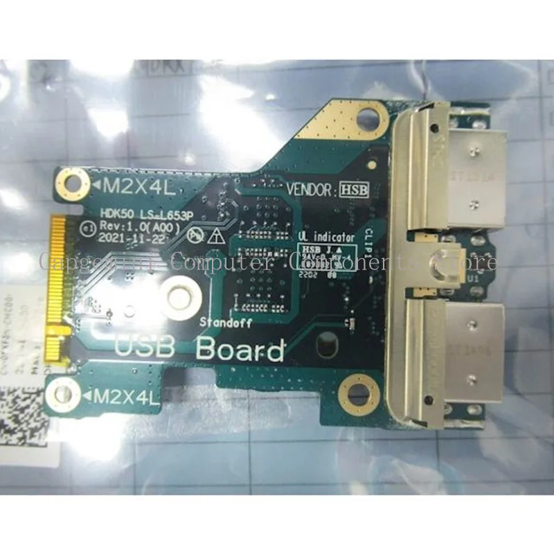 Новая плата ввода-вывода USB для Dell G15 5520 5521 G16 7620 KXF6N 0KXF6N