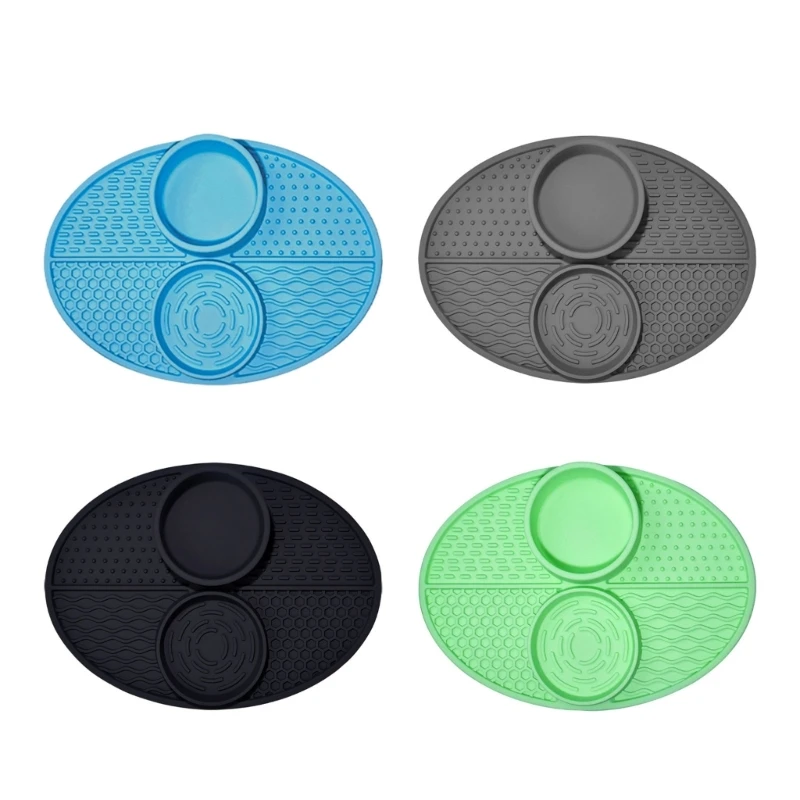 

Dogs Slow Feeder Training Pad Cats Silicone Lick Feeding Pad Dispensing Mat 090C