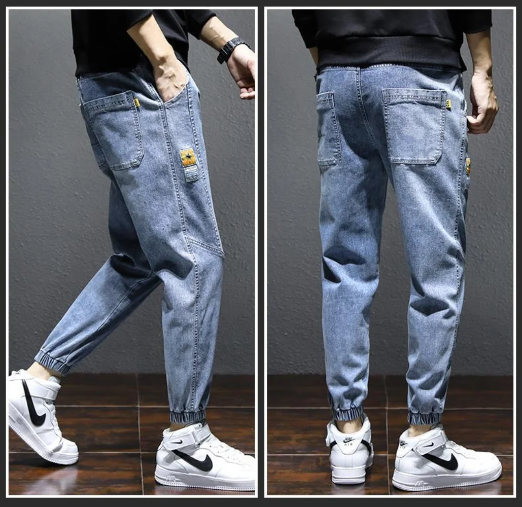 Winter Thick Warm Fleece Jeans Men Plus velvet Black Joggers Baggy Denim Pants Stretched Cotton Casual men Jean Trousers 5XL