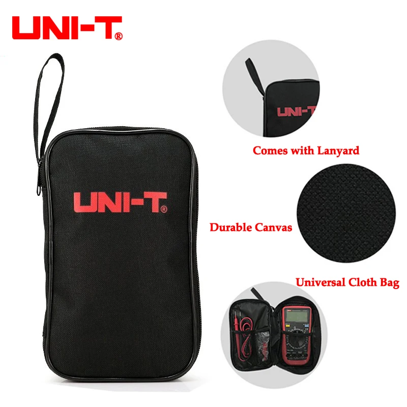 

UNI-T UT-B01 2 Pcs Black Original Bags for UNI-T Series Digital Multimeter Also Suit for The Other Brands Multimeter
