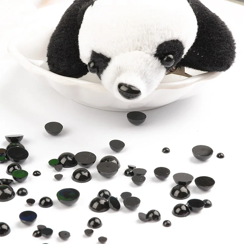

DIY Animal Black Eyes Nose Mouth Jewelry Beads Bottom Beads Diy Handmade Woven Loose Beads Jewelry Making Doll Accessories