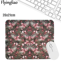 plum blossom nordic style mousepad for gaming laptop computer desk mat mouse pad wrist rests table mat office desk accessories