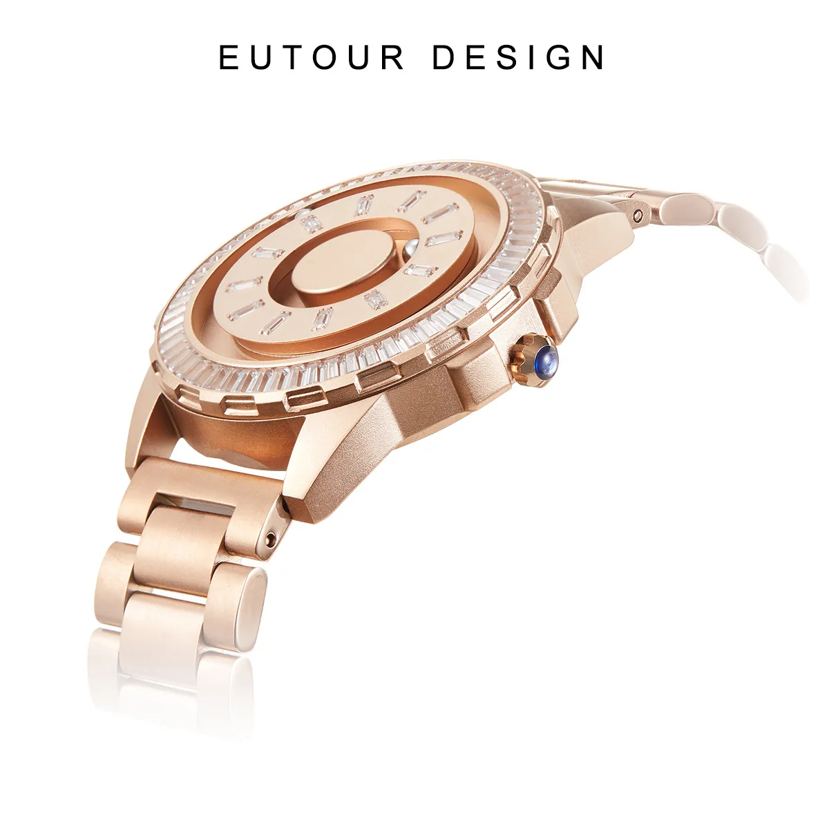 Men's Watches EUTOUR E048 Limited Edition Luxury Wristwatch Clock Handmade Jewels Crystal Moissanite Inlaid Watch for Men 2023