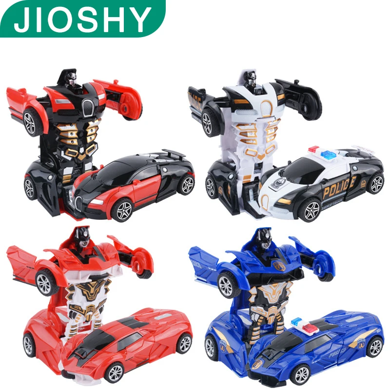 

Children's Deformation Toy Car Inertia Impact One Button Deformation Boy Puzzle Collision Deformation Car Transformation