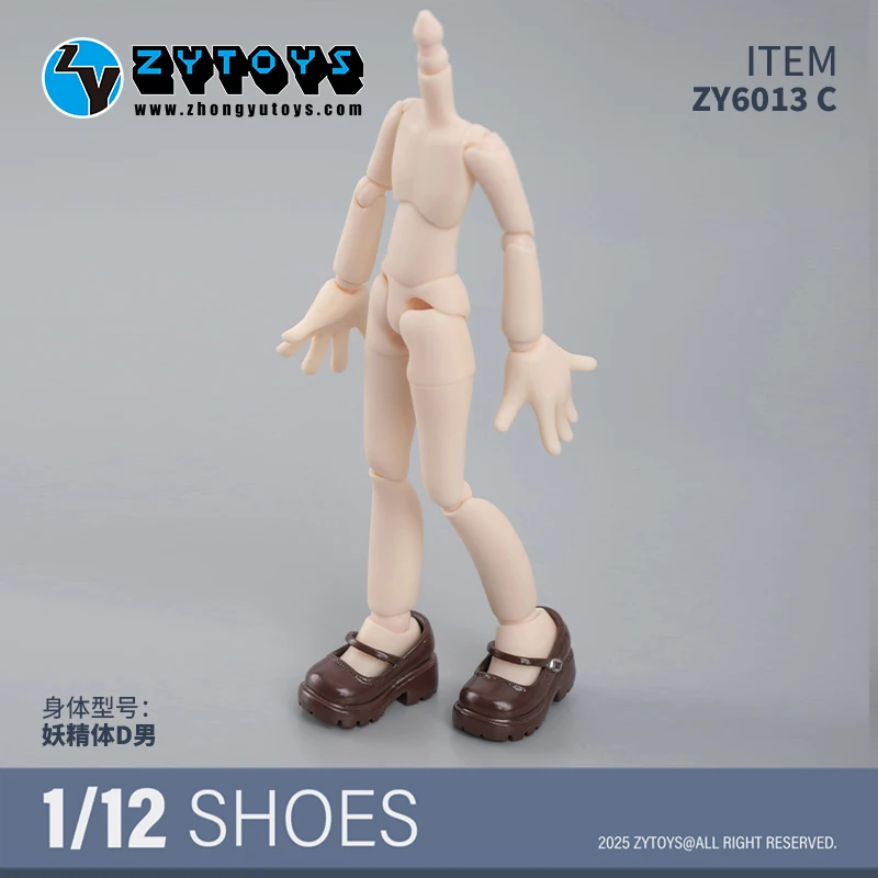 Фото ZY6013 1/12 bjd mjd Мужская и женская обувь Пластиковая модель для кукол ob24 Аксессуары Фигурки Модные игрушки №3