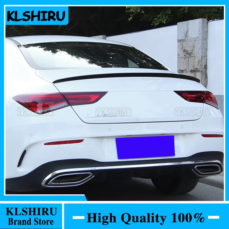 

Для Mercedes Benz CLA Class Sedan C118 CLA180 200 220 250 260 2020 2021 внешний задний спойлер украшение крыла 1 шт.