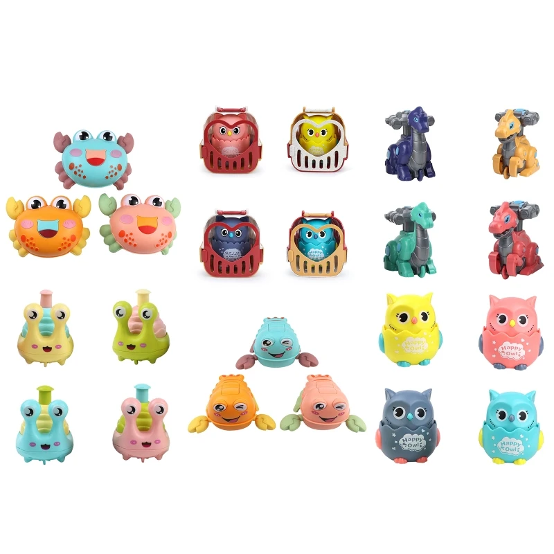 

Friction Running Animal Car Mini Press Toy Vehicle Baby Early Learning Slide Toy