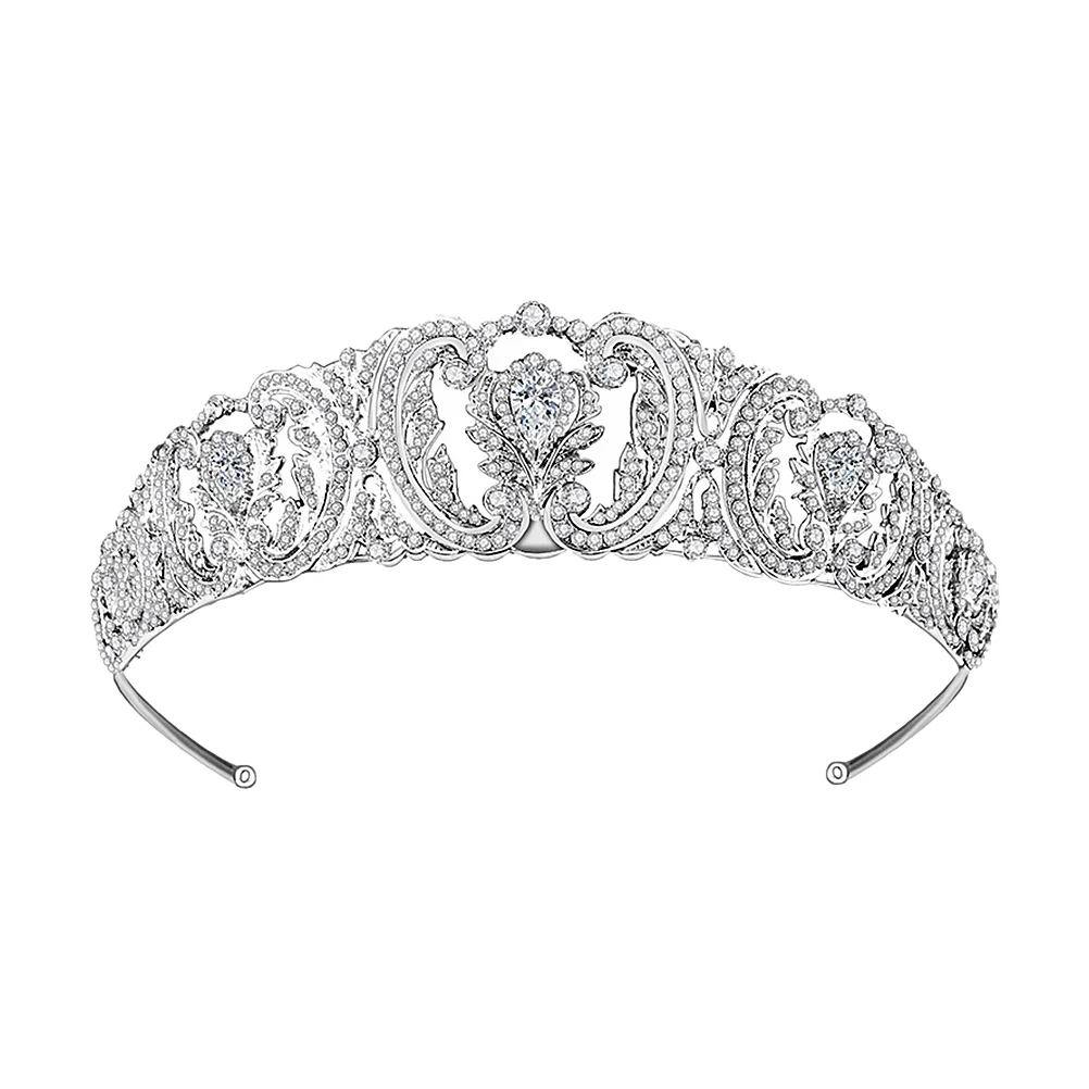 

Wedding Rhinestone Tiara Crowns Rhinstone Headbands Bridal Wedding Prom Birthday Party Headpiece ( )