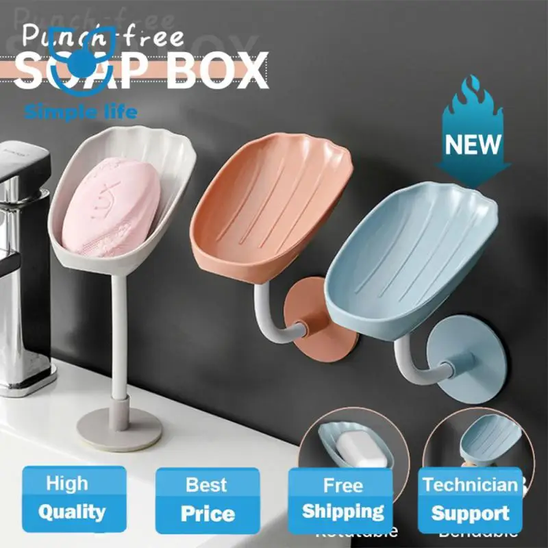 

Bathroom Shower Soap Holder Sponge Storage Tray Kitchen Bathroom Supplies Soap Holder Container Soap Dish With Drain Water 2023