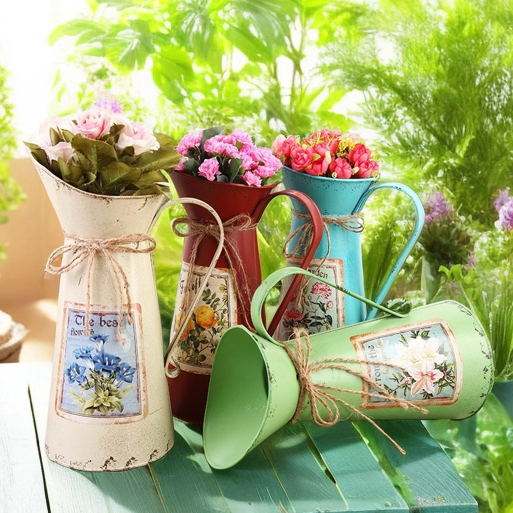 1 шт. железная ведерко в минималистичном и креативном европейском