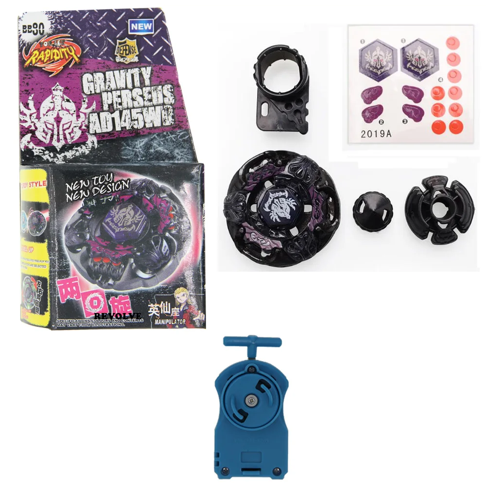 

B-X TOUPIE BURST BEYBLADE ashindra Gravity Perseus AD145WD BB80 простая упаковка + синяя Тяговая линия