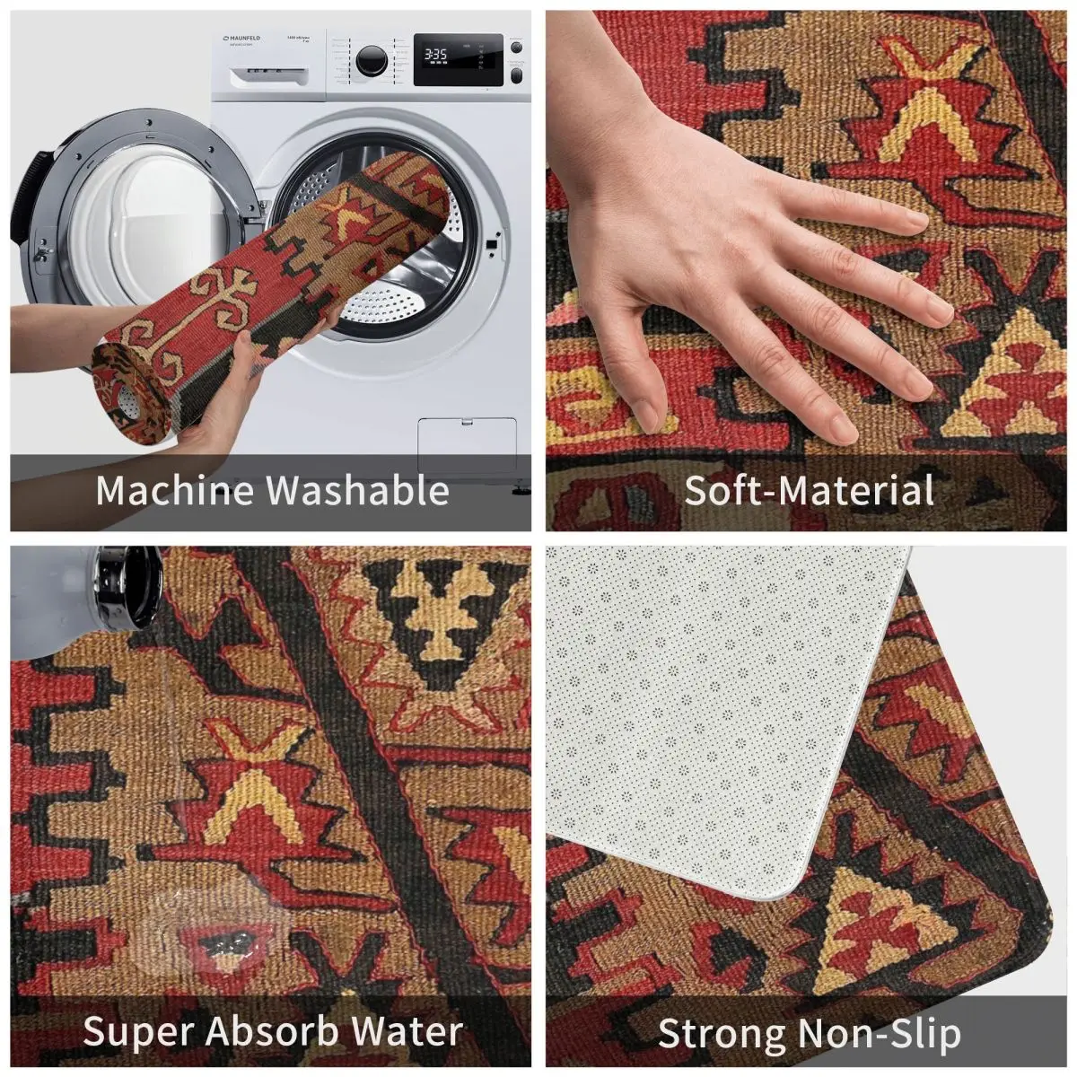 Декоративный Напольный коврик Artvin Kilim Navajo татами коврики для ванной балкона