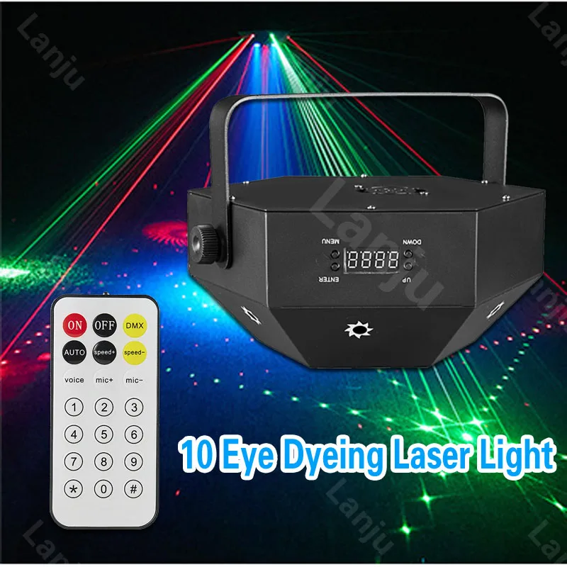 

Disco LED 5in1 laser magic ball light ktv flash voice controlled RGB dyeing rotating pattern lights DJ DJ DMXstage effect light