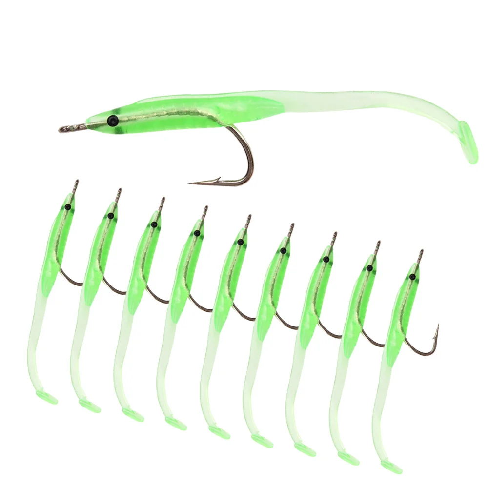 

10 PCS Fishing Hooks Lures Luminous Squid Lure Fishing Lures Bass Floating Fishing Lures Bait Tackle Kit