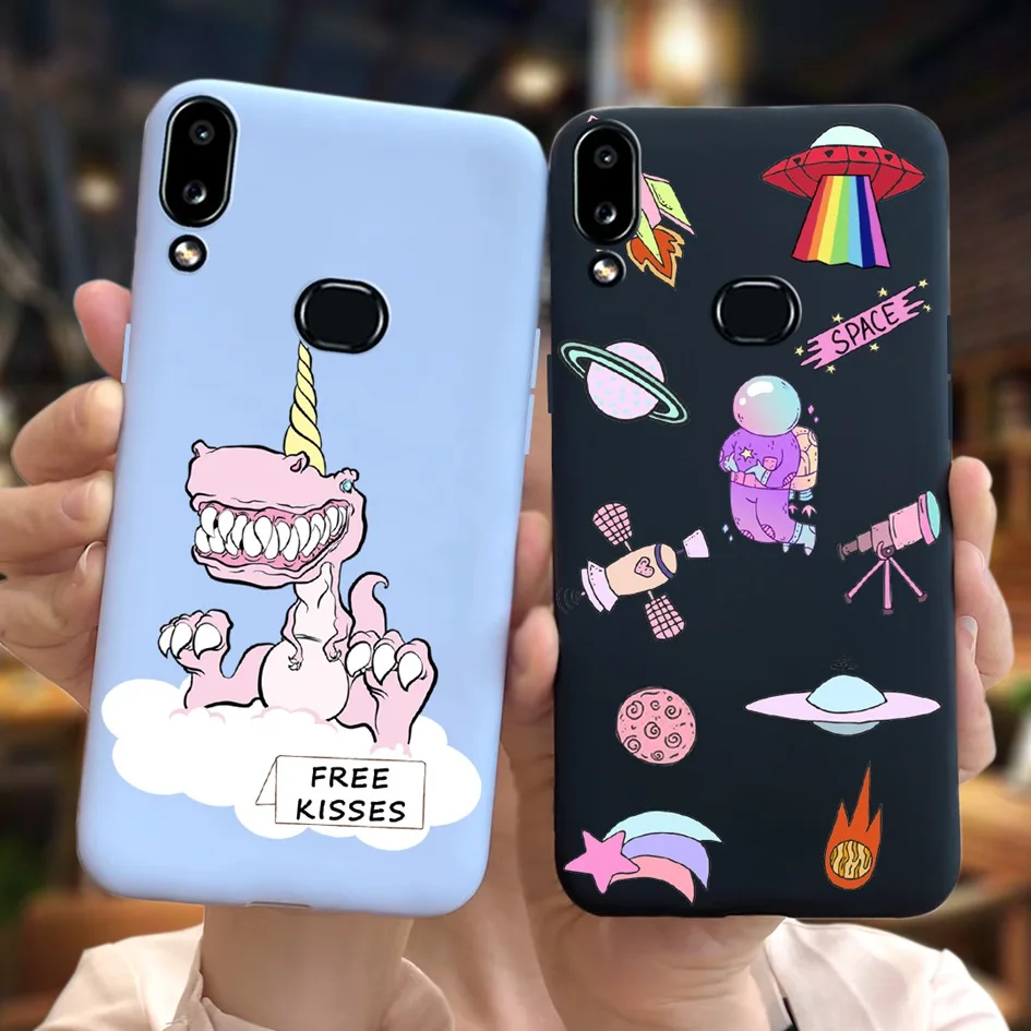Фото Чехол для Samsung Galaxy A10, чехол A105FN, силиконовая Мягкая тонкая задняя крышка из ТПУ с цветами для Samsung A10S SM-A107F A 10S A 10, чехол для телефона №5