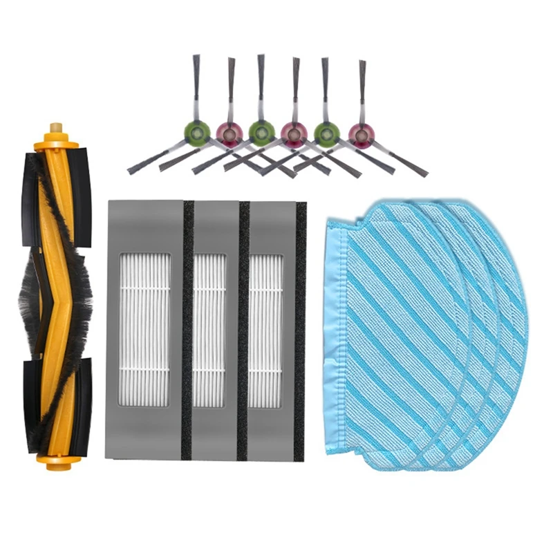 

Сменные детали для робота-пылесоса Ecovacs Deebot OZMO N7/950/920 T5, Hepa фильтр, основная боковая щетка, швабра