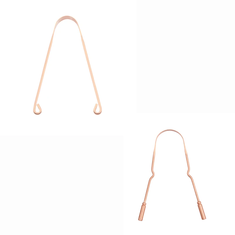 

Высококачественный медный скребок для языка, средство для ухода за полостью рта, инструмент для чистки свежего дыхания, зубная щетка для яз...