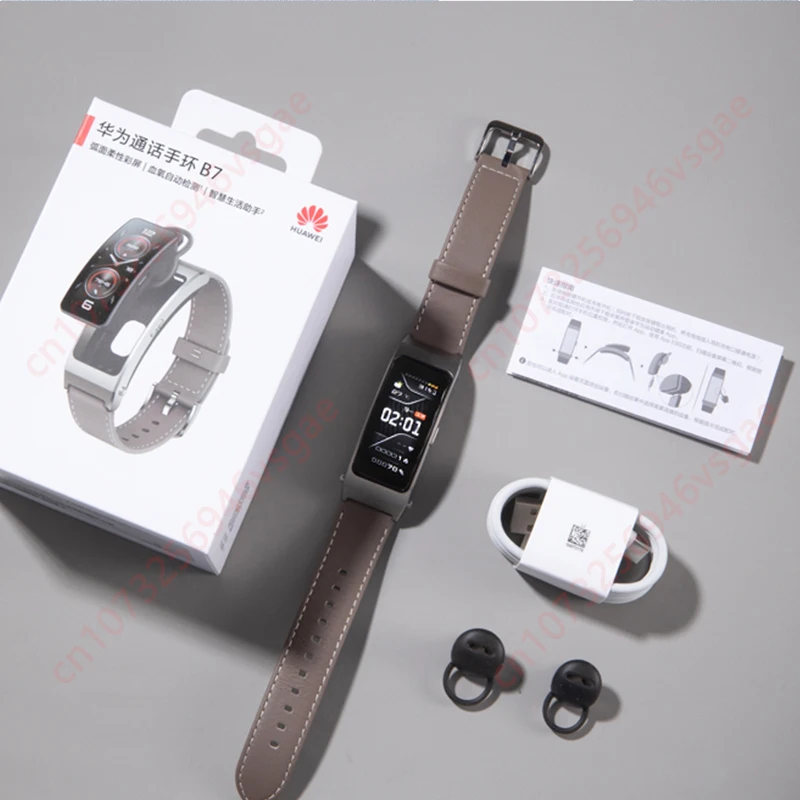 Huawei TalkBand B7 Smart Wristband Bluetooth 5.2 1.53 Inch AMOLED Screen Kirin A1 Processor Call Earphone Talk Band images - 6