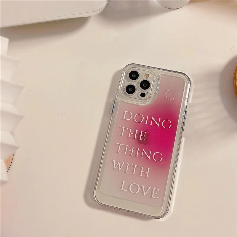 Чехол-подставка с градиентным медведем для iphone 11 Противоударные Защитные чехлы 13