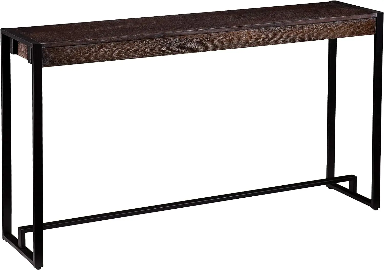 

Narrow Console Table, 54", Burnt Oak, Black