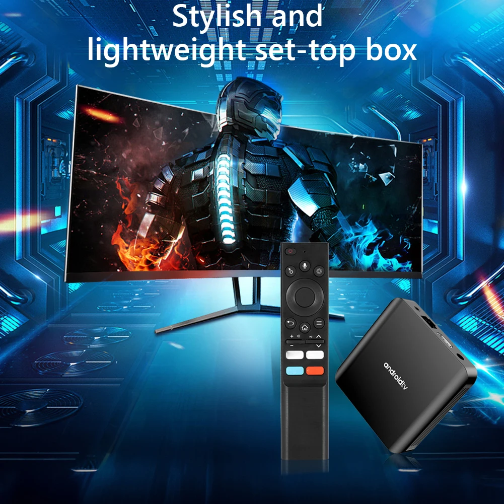 TV98 ATV PLUS Android 14.0 Smart TV Box Dual WIFI BT5.0 4K HD Медиаплеер 2 ГБ 16 Телеприставка Allwinner H313 Quad Core |