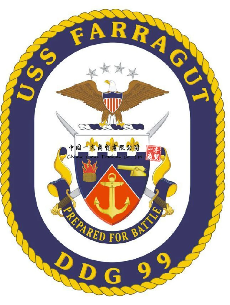 

Наклейка с изображением морских войск США