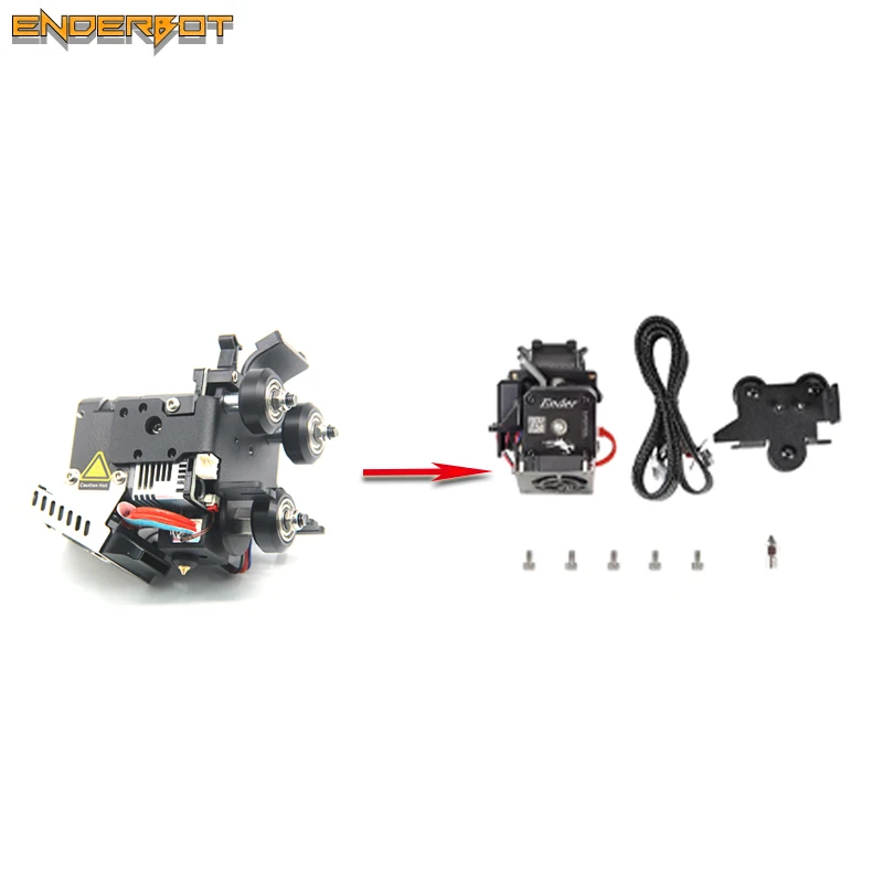 

3D Printer Part Sprite Extruder Pro Kit Full Metal Dual Gear Direct Drive Extruder for Ender 3 / 3 Pro / 3 Max / 3 V2