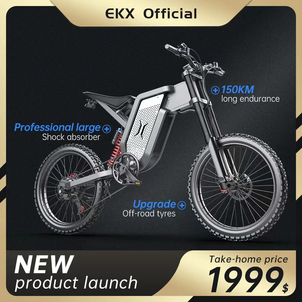 

EKX X21 Electric Bike 2000W 35AH Battery Cross-Country Electric Mountain Bicycle 20 Inch Off-Road Tyre Mens Ebike For Adults X20