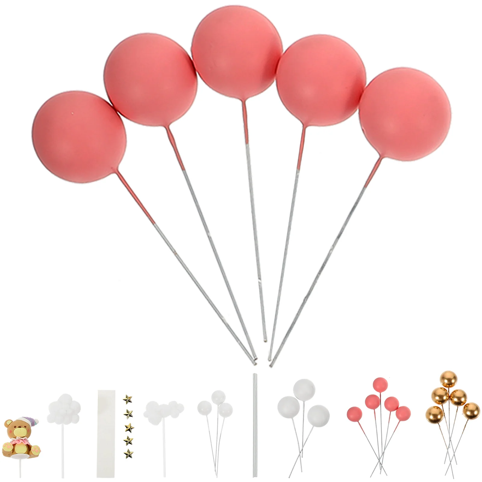 

Cake Row Wedding Adornments Baby Shower Cupcake Topper Toppers Bear Cute Ornament