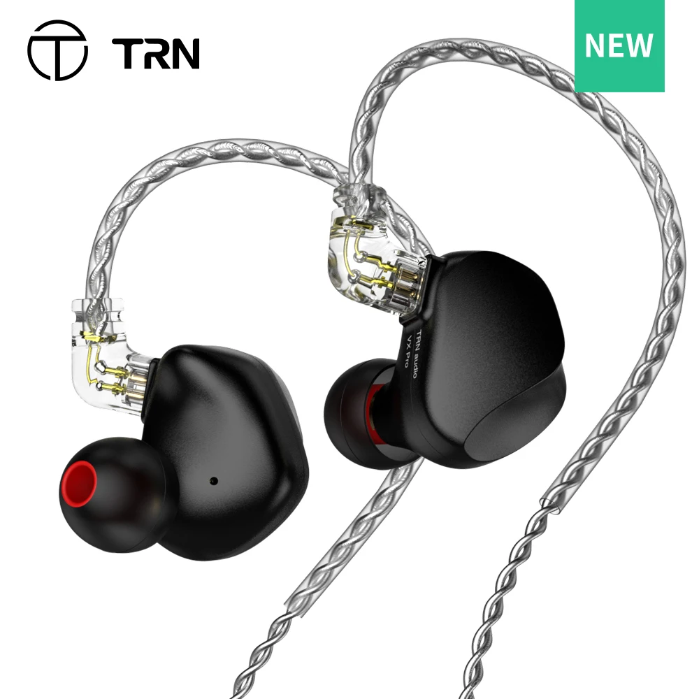 

TRN VX PRO 8BA + 1DD гибридные металлические наушники-вкладыши IEM HIFI DJ монитор для бега спортивные наушники-вкладыши гарнитура головная гарнитура TA1...