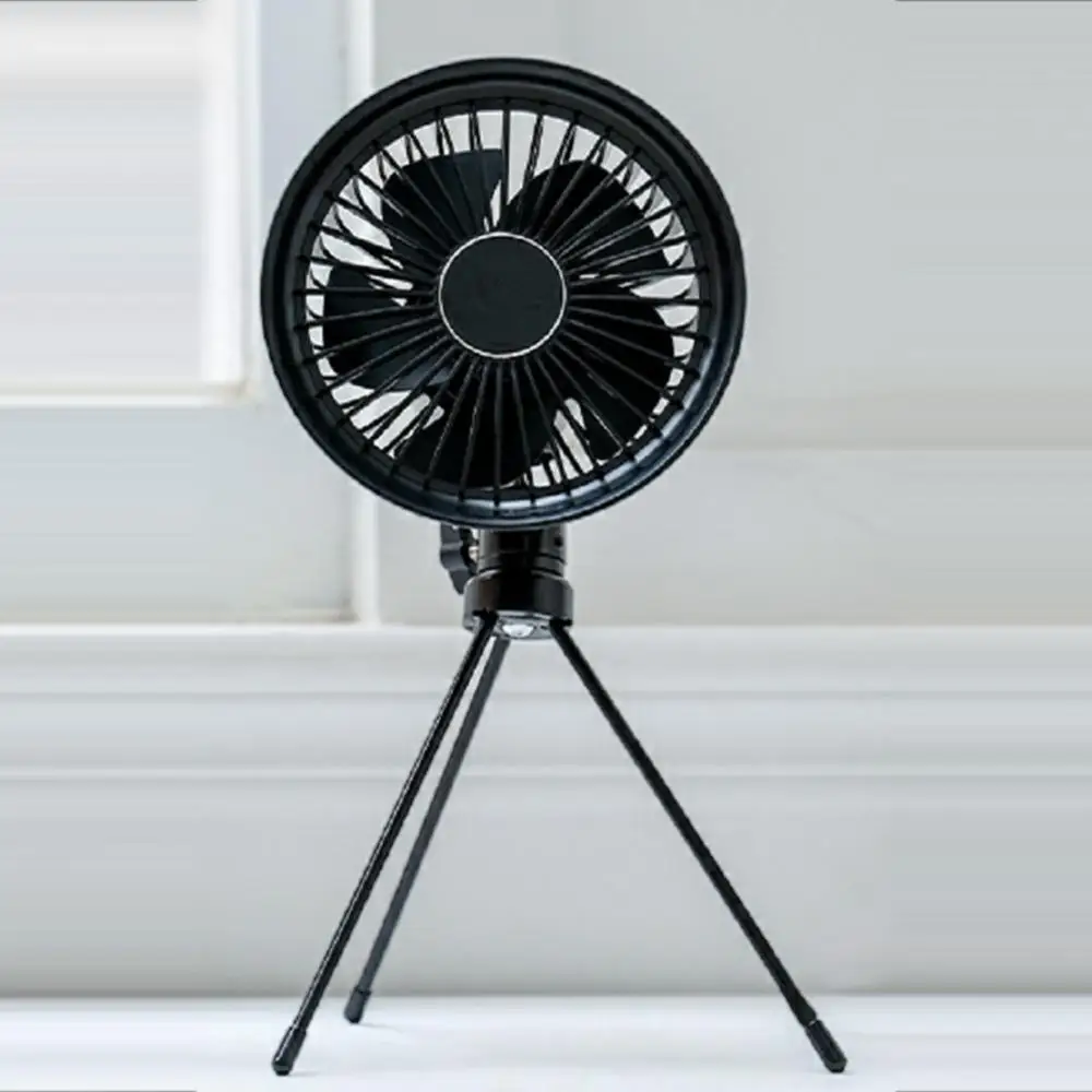 

new Tripod Fan Camping Fan For Claymore Fan USB Rechargeable Timer Folding Ceiling Fan For Home Kitchen Outdoor Camping Hiking