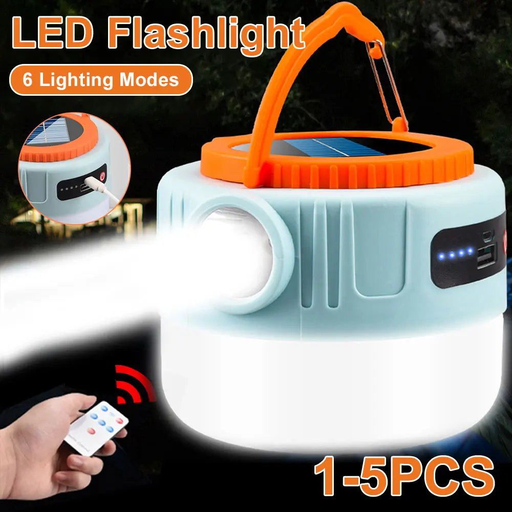 

Многофункциональный светодиодный фонарь для палатки, Кемпинговый фонарь с дистанционным управлением для экстренных случаев, походов, рыба...